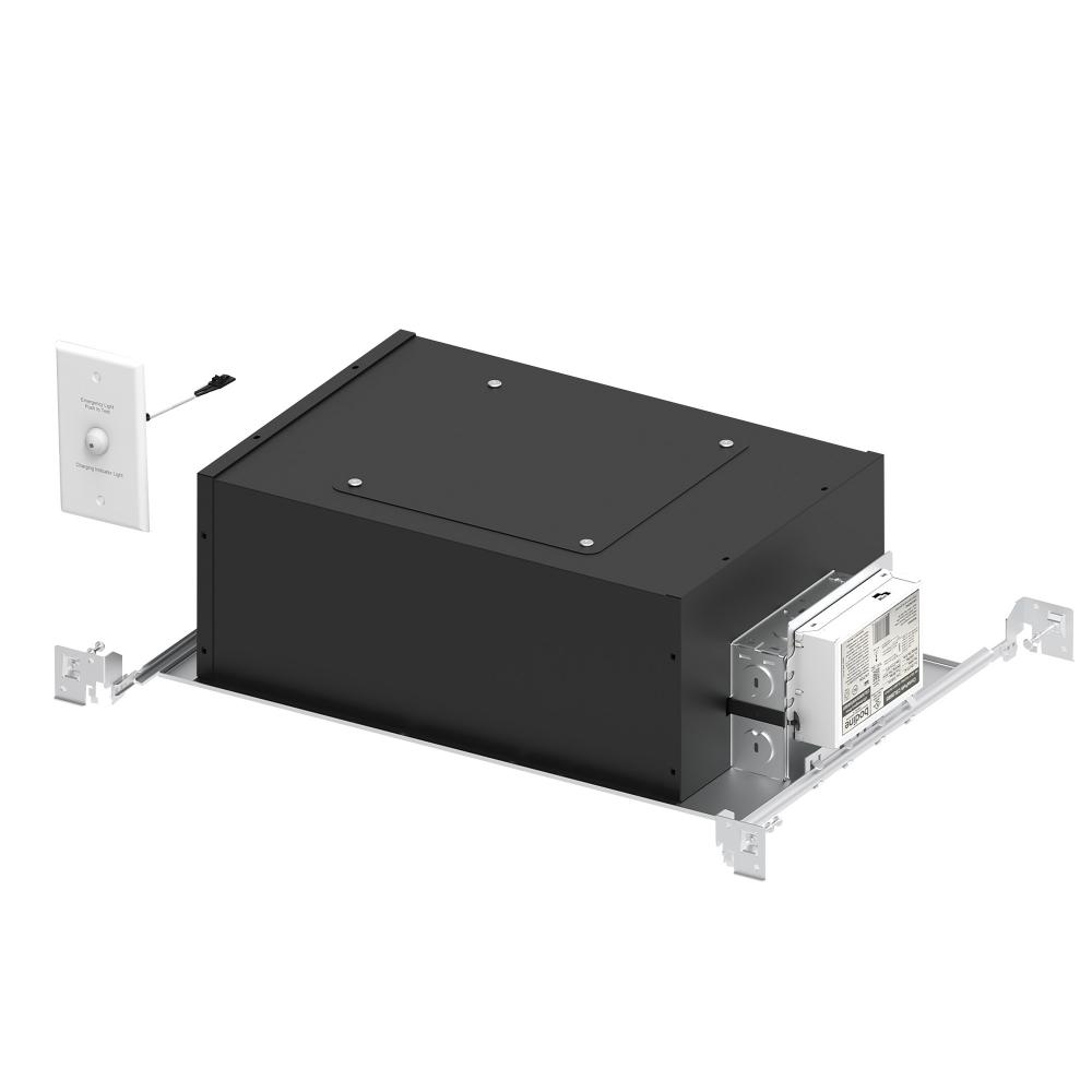 4" Iolite LED Dedicated Chicago Plenum New Construction Housing w/ EM Driver, 24W, 120V-277V