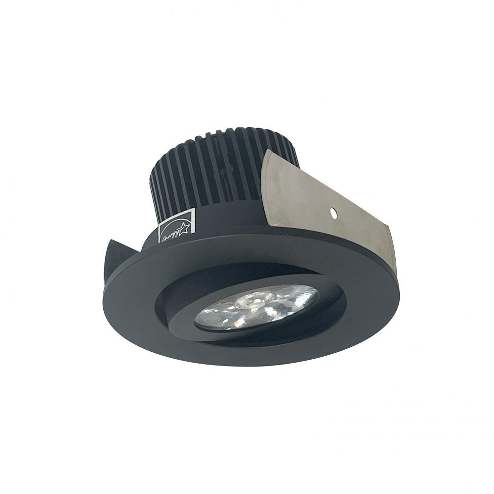 2" Iolite LED Round Adjustable Gimbal, 10-Degree Optic, 850lm / 12W, 2700K, Black Finish