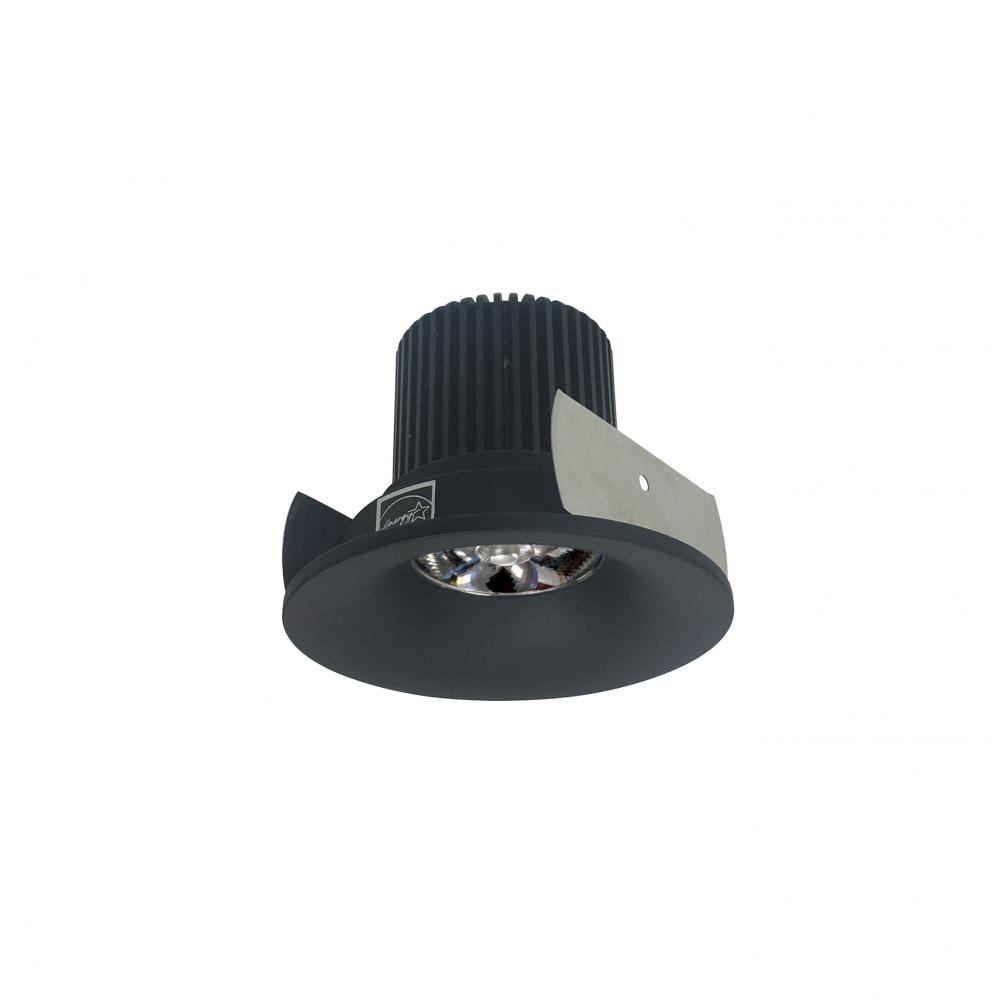 2" Iolite LED Round Bullnose, 10-Degree Optic, 850lm / 12W, 2700K, Black Finish