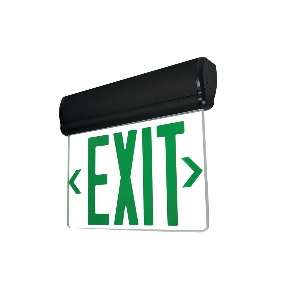 EXIT ADJ 2C 1F GRN/CLR BLACK