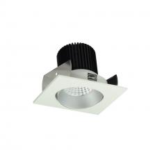 Nora NIOB-2SCCDXHW - 2" Iolite LED Square Adjustable Cone Reflector, 800lm / 14W, Comfort Dim, Haze Reflector / White