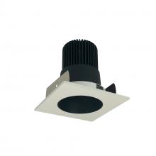 Nora NIOB-2SNDCCDXBW - 2" Iolite LED Square Reflector with Round Aperture, 800lm / 14W, Comfort Dim, Black Reflector /