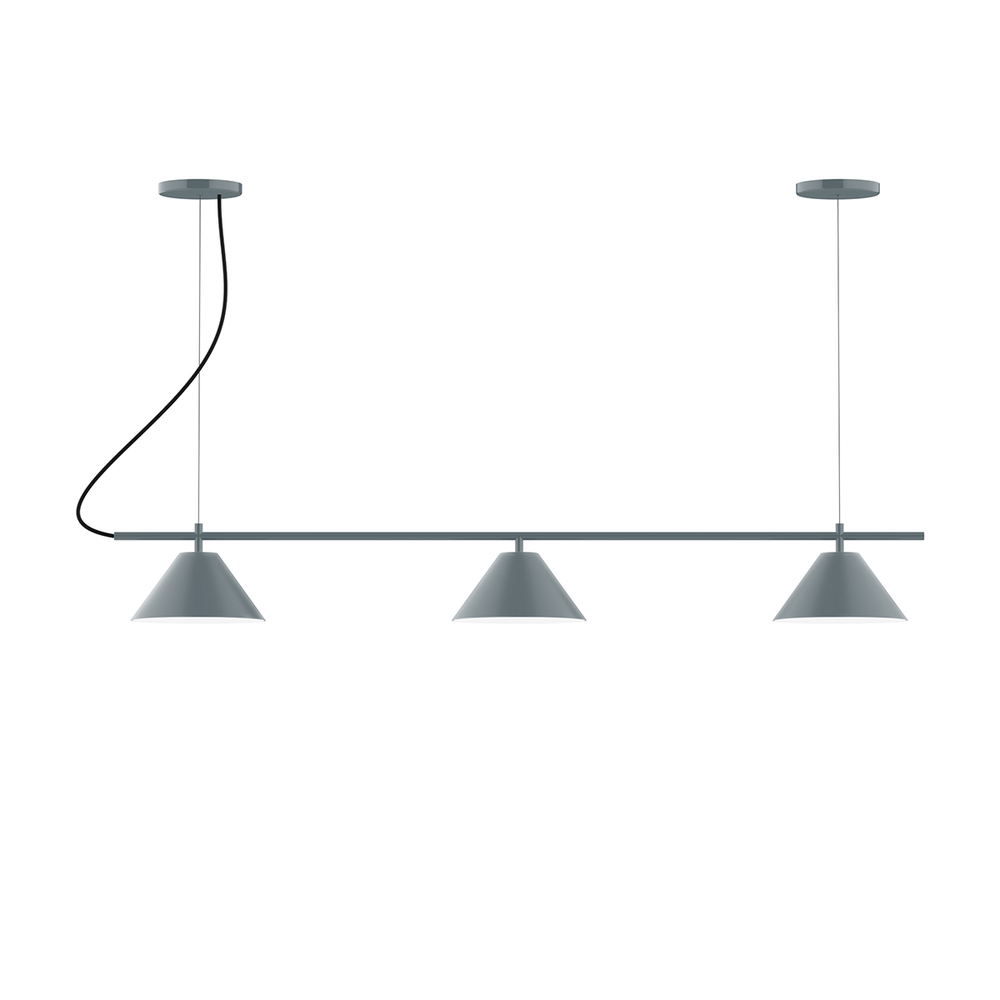 3-Light Linear Axis Chandelier (8" Axis pack)
