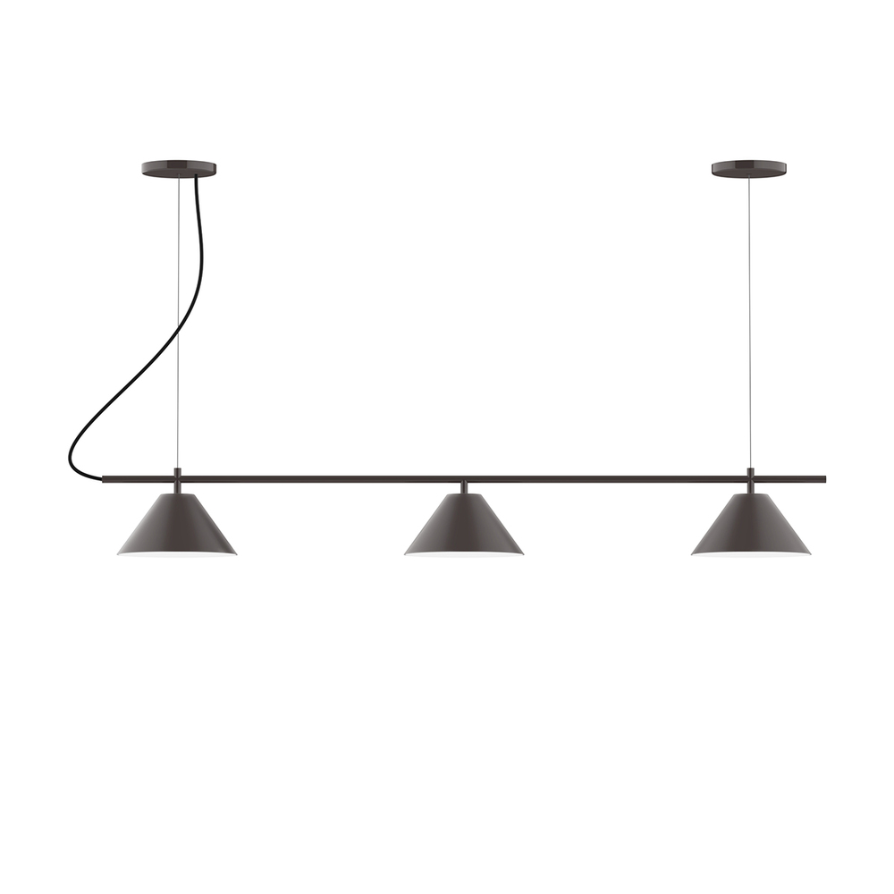 3-Light Linear Axis Chandelier (8" Axis pack)