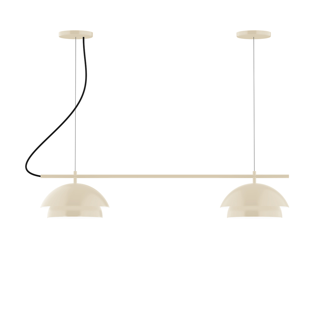 2-Light Linear Axis Chandelier (12" Nest pack)