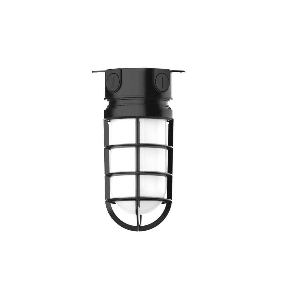 5 1/2" Vaportite flush mount ceiling light, Black