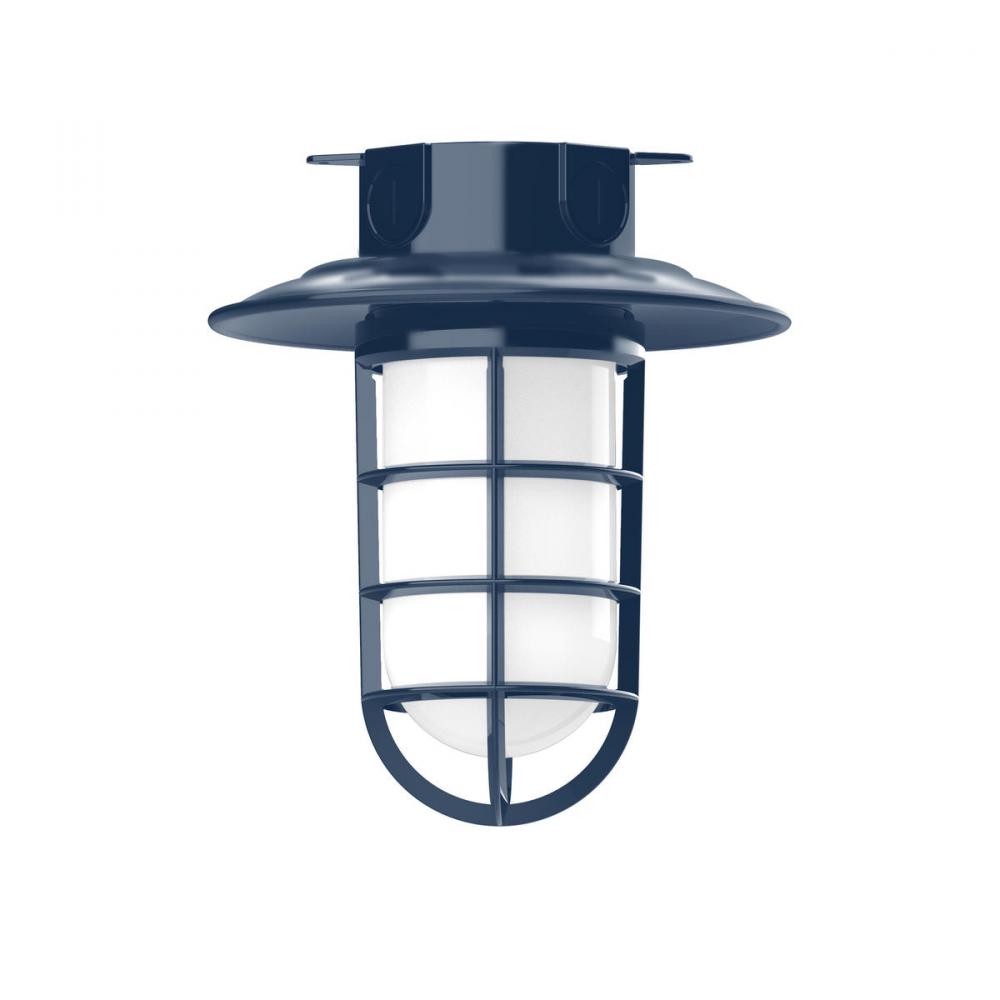 8 1/4" Vaportite flush mount ceiling light, Navy