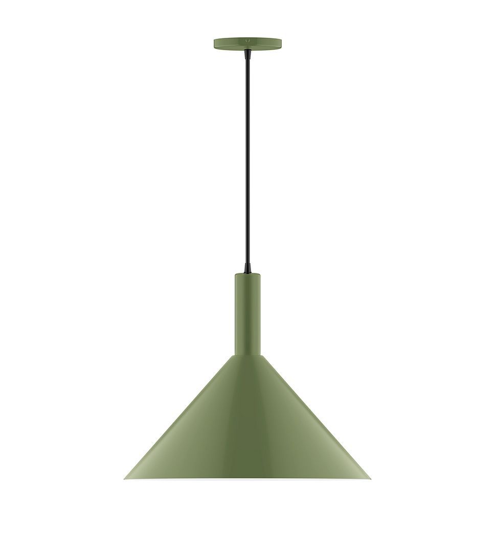 18" Stack Cone Pendant