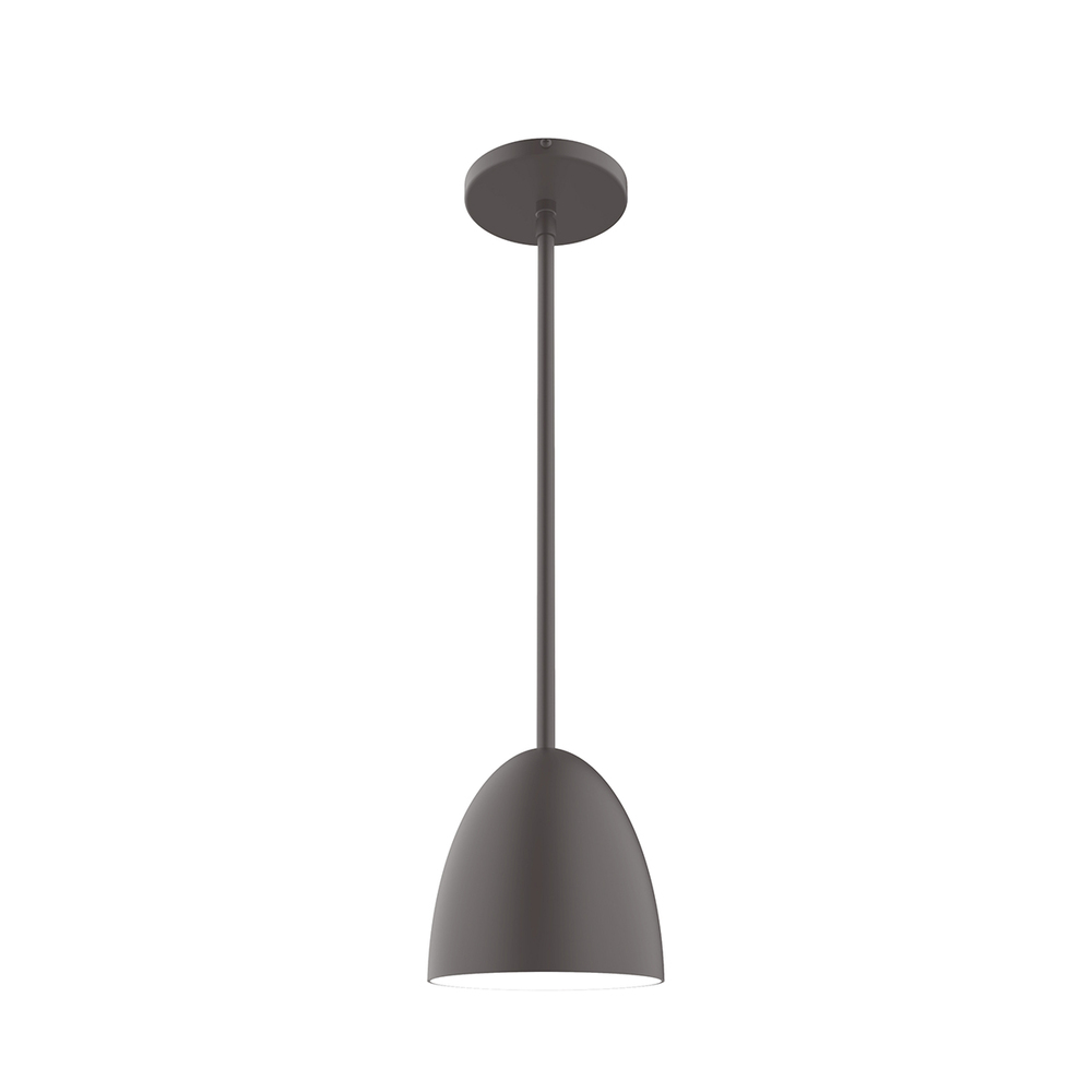 6" Jill Stem Hung Pendant, Bronze Matte