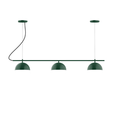 Montclair Light Works CHA431-42-C24 - 3-Light Linear Axis Chandelier (8" Axis pack)