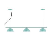 Montclair Light Works CHA431-48-C27 - 3-Light Linear Axis Chandelier (8" Axis pack)