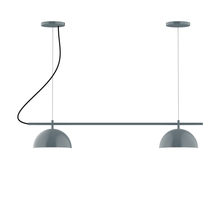 Montclair Light Works CHB431-40-C26 - 2-Light Linear Axis Chandelier (8" Axis pack)