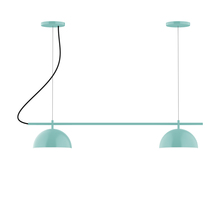 Montclair Light Works CHB431-48-C27 - 2-Light Linear Axis Chandelier (8" Axis pack)