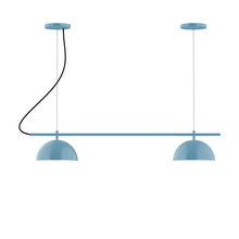 Montclair Light Works CHB431-54-C27 - 2-Light Linear Axis Chandelier (8" Axis pack)