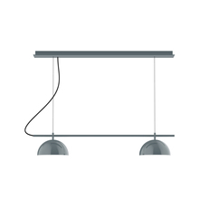 Montclair Light Works CHE431-40-C27 - 2-Light Linear Axis Chandelier (8" Axis pack)