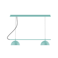Montclair Light Works CHE431-48-C26 - 2-Light Linear Axis Chandelier (8" Axis pack)