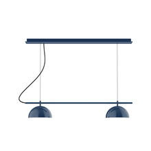 Montclair Light Works CHE431-50-C26 - 2-Light Linear Axis Chandelier (8" Axis pack)
