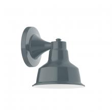 Montclair Light Works SCA180-40 - 8" Warehouse shade, wall mount sconce, Slate Gray