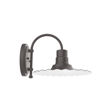 Montclair Light Works SCC158-57 - 12" Radial shade, wall mount sconce, Bronze Matte