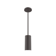 Montclair Light Works STG418-57 - 3.5" Jordan Stem Hung Pendant, Bronze Matte