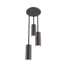 Montclair Light Works STH440-51 - Martin 3-Light Stem Hung Pendant, Architectural Bronze