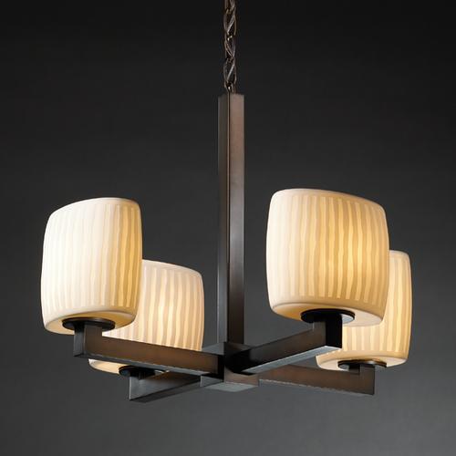 Modular 4-Light Chandelier (Halogen)