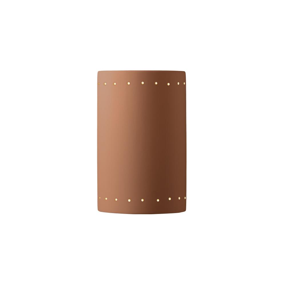 Large LED Cylinder w/ Perfs - Closed Top