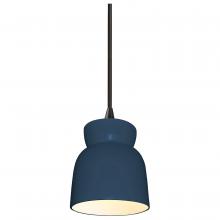Justice Design Group CER-6515-MID-MBLK-BKCD-LED1-700 - Large Hourglass LED Pendant