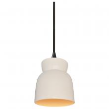 Justice Design Group CER-6515-MTGD-MBLK-BKCD-LED1-700 - Large Hourglass LED Pendant