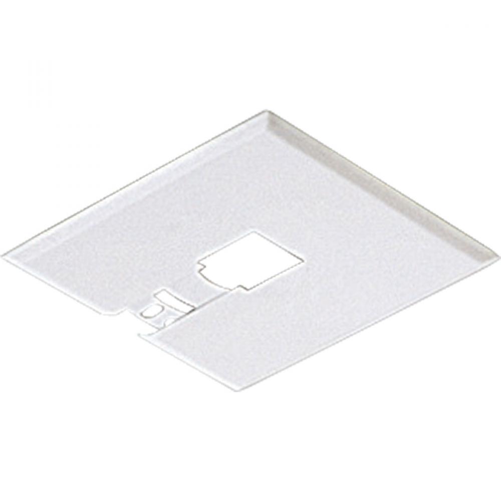 Black Progress Lighting P8753-31 Canopy Kit Flush Mount Mounting Plate Can Be Used Anywhere Along Track Slips Between Ceiling and Track