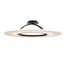 WAC US FM-21728-BK - ELEKTRON Semi-Flush Mount Light