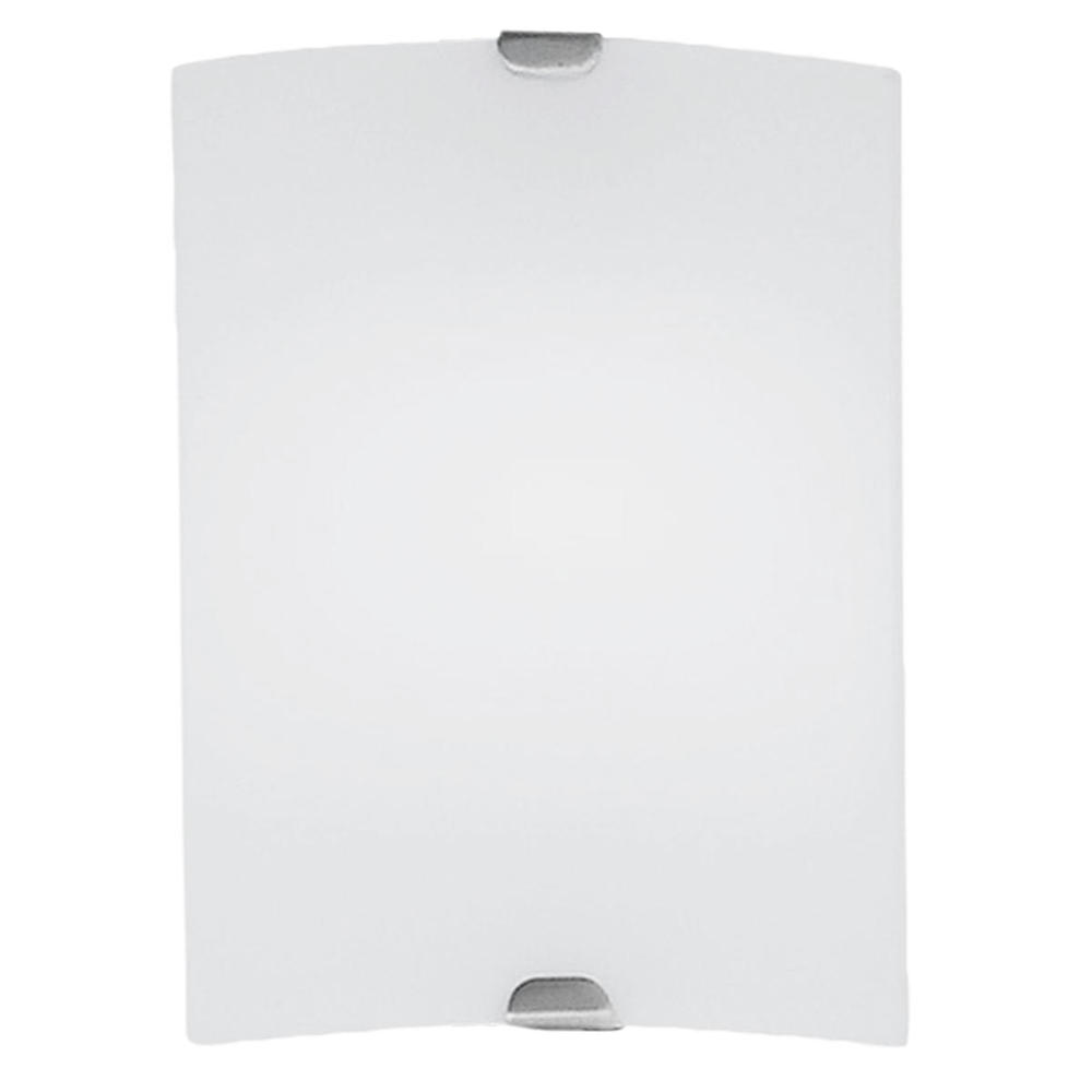 1 LT Wall Light w/ Matte Nickel Finish & Frosted Glass Shade