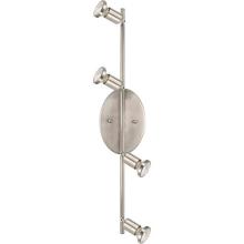 Eglo 200778A - 4 LT Fixed Track Light w/ Matte Nickel Finish & Adjustable Lamp Heads