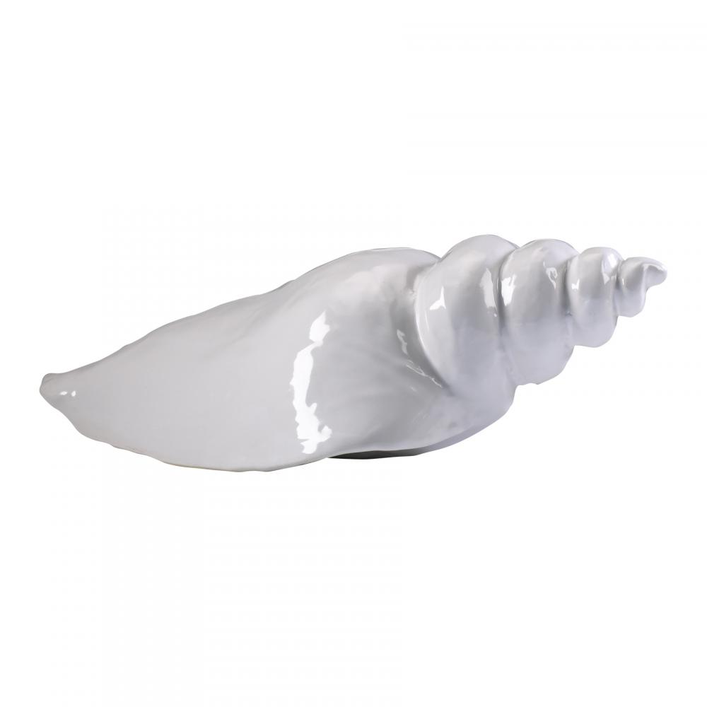 White Ceramic Cone Shell