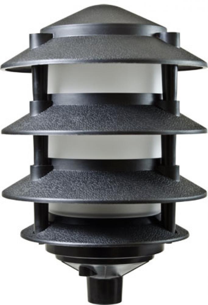PAGODA FIX 4 TIER 6" TOP 1/2" BASE 12W G24-LED 120-277