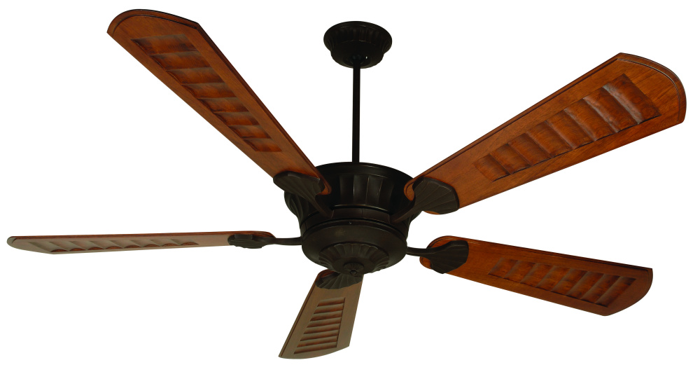 70" Ceiling Fan w/DC Motor, Blades, Damp Rated