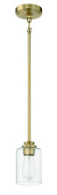 Craftmade 50591-SB - Bolden 1 Light Mini Pendant in Satin Brass