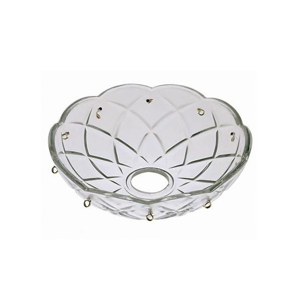 Bobesche; 5 inch Diameter; 1 inch Center Hole; 10 Pins