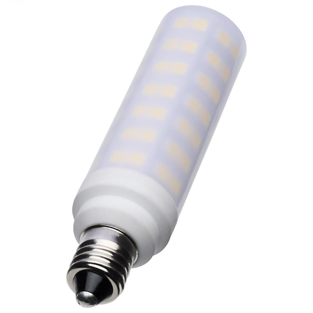 6.5 Watt T6 LED; Frost Finish; E11 Base; 5000K; 120 Volt