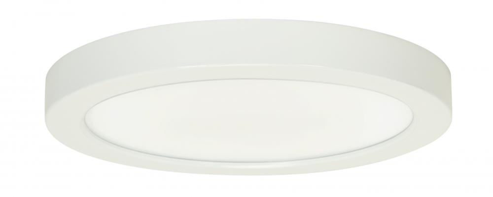 Blink - 18.5W- 9" Surface Mount LED - 4000K- Round Shape - White Finish - 120V - 0-10V Dimming