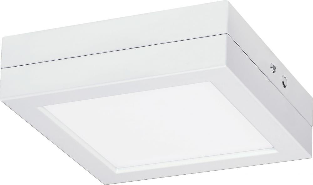 Blink - Battery Backup Module For Flush Mount LED Fixture - 7" Square - White Finish