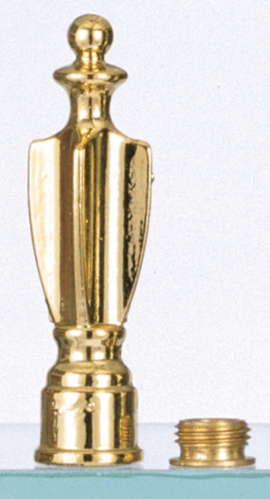 Finial; Brass Finish