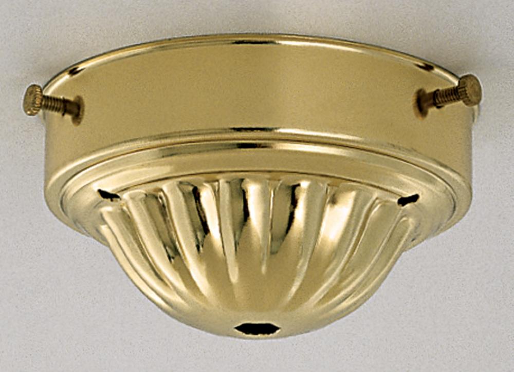 Ball Holder; Vacuum Brass Plated Finish; 4"
