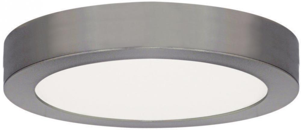 Blink - Battery Backup Casing For 13" Round Flush - Brushed Nickel Finish