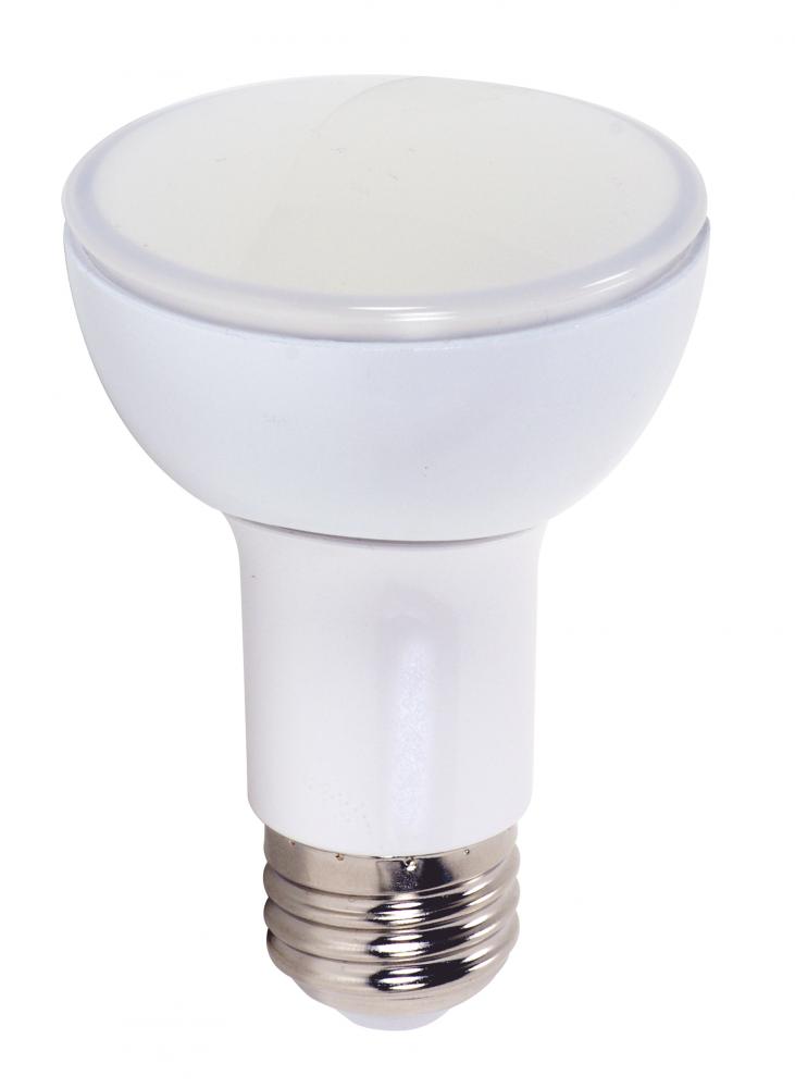 7.8 watt; R20 LED; 2700K-2200K; Medium base; 108' beam spread; 120 volts