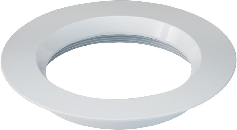 Freedom Round 6" Trim Option For 5"/6" Base Unit; White Finish