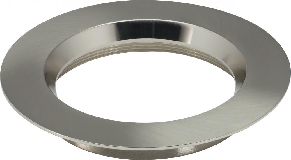 Freedom Round 6" Trim Option For 5"/6" Base Unit; Brushed Nickel Finish