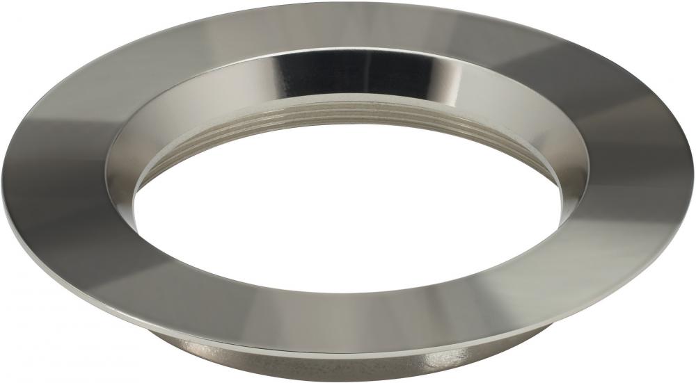 Freedom Round 6" Trim Option For 5"/6" Base Unit; Polished Nickel Finish