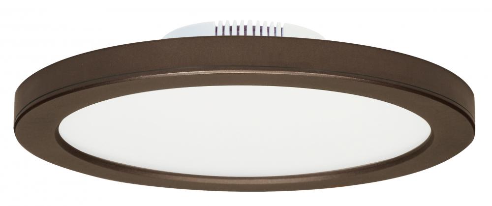 Blink - 16W- 9" Surface Mount LED - 3000K- Bronze Finish - 120-277V