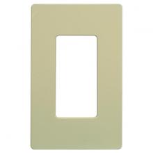 Satco Products Inc. 96/122 - Wallplate For Dimmers And Sensors; 1-Gang; Ivory Finish; Lutron